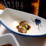 お宿 お食事処 鱗晃荘 - 蛸とワカメの酢の物
