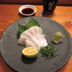 魚虎 - 天然活めいちダイ刺 1500円