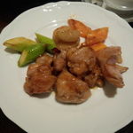 故宮 - カレイの海老味噌炒め