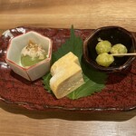 蕎麦 やましん - 最初にでてきました