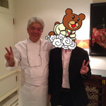 オーベルジュ・ド・リル トーキョー - 平松オーナーとピース！ガラディナーにて。