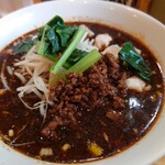 まる担 おがわ - 雲呑黒担担麺