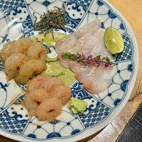 玄水 - 熟成させた海老と刺身