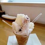 まんま - ダブル 400円(レモンとあずき)