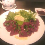 花 - 鹿肉のお刺身