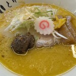 麺や小とり東梅田 - 鶏白湯そば　930円