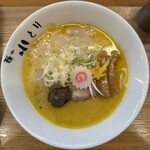 麺や小とり東梅田 - 鶏白湯そば　930円