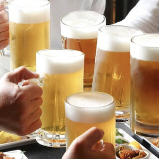 串カツと相性抜群なハイボールや生ビールが209円とお得！
