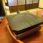 森のおはな - 鉄板は溶岩プレート