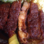 味噌とんかつ定食(上)