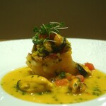 フィエルテ - ブルターニュ産 オマールブルー/宮城県産 ムール貝アップ