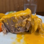 キッチン ブルー グローブ - 横からのポシェ