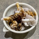 鮨 心白 - 新烏賊の下足は焼いて別途酒肴になります