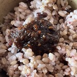 野櫻山葵漬 - 自宅では健康に留意して玄米＆雑穀米をいただいていますがこの山葵海苔はぴったりです