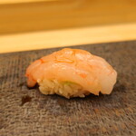 鮨処 凜 - 南蛮海老(増毛産/昆布だし３日間熟成） 2024.9月