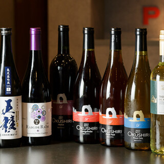 ワインセラー完備◆種類豊富なワインとシャンパンをご堪能あれ