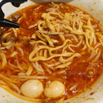 ラーメン二郎 - 赤酢投入～♪