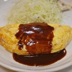 三宝食堂 - ハムチーズオムレツ
