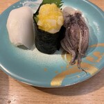 回転寿司 鮮 - イカ3点