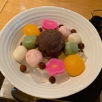 サントリー美術館 shop×cafe - 麩あんみつ(1,050円)