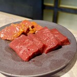 個室焼肉 牛姫 - レバー・ハツ