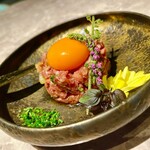 個室焼肉 牛姫 恵比寿本店 - 和牛ユッケ