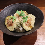 Hachihare - ゴーヤの肉詰めフリット〜エスニック風