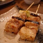 炭火焼鳥しげ - ネギ大きめ