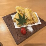 酒と魚 はこさく山ちゃん - とうもろこしの天麩羅