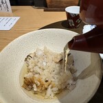 乙味 あさ井 - 釜飯　出汁をかけて茶漬け