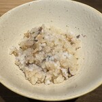 乙味 あさ井 - 釜飯　鱧と松茸