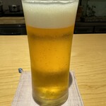 乙味 あさ井 - 生ビール