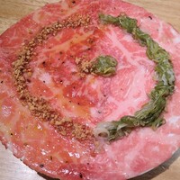 福岡焼肉kintan - サーロインハーフ＆ハーフユッケ