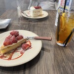 cake＆cafe AMUU - ケーキSET♡アイスレモンティー