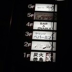 BAR A ZNABLE - お外の看板