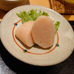 佳肴 三佐和 - 明太子の真丈。