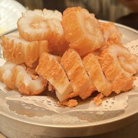 廣東料理 民生 ヒルトンプラザウエスト店 - イカの天ぷら