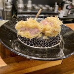 とんかつ 蒼樹 - ★阿波尾鶏 チキンかつ
      オススメに釣られてオーダー♪︎
      小ぶりなサイズだけど、肉厚で肉汁もハンパない！
      極ウマ♡