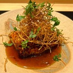 日本料理 柳燕 - きんきの炭火焼きの煮付け