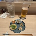 和酒bar シンメ - おつまみ5点盛り