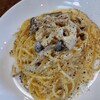 カフェ　ベリー - きのこと蓮根のカルボナーラ