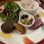 オステリア カーロ パパ - 前菜盛り合わせ