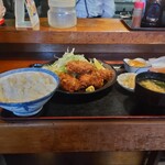 つくみ - カキフライ定食 1,100円 ♪