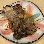 炭火串焼 よね - 舞茸肉巻串