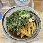 笠置そば - 春菊天+ゴボウ天そば