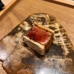 奥 - マグロカツサンド