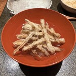 東山 吉寿 - 松茸天ぷら茶漬け　これは反則級のうまさ！