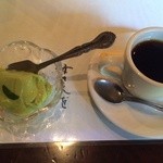 さわ田茶家 - 抹茶プリンとコーヒー