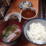 まりちゃん - ランチのお味噌汁など