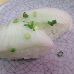 天下寿司 - エンガワ 125円